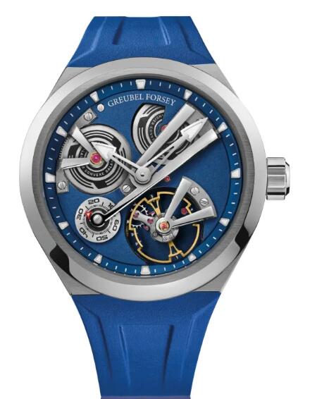 Greubel Forsey Balancier 3 In titanium Blue Replica Watch